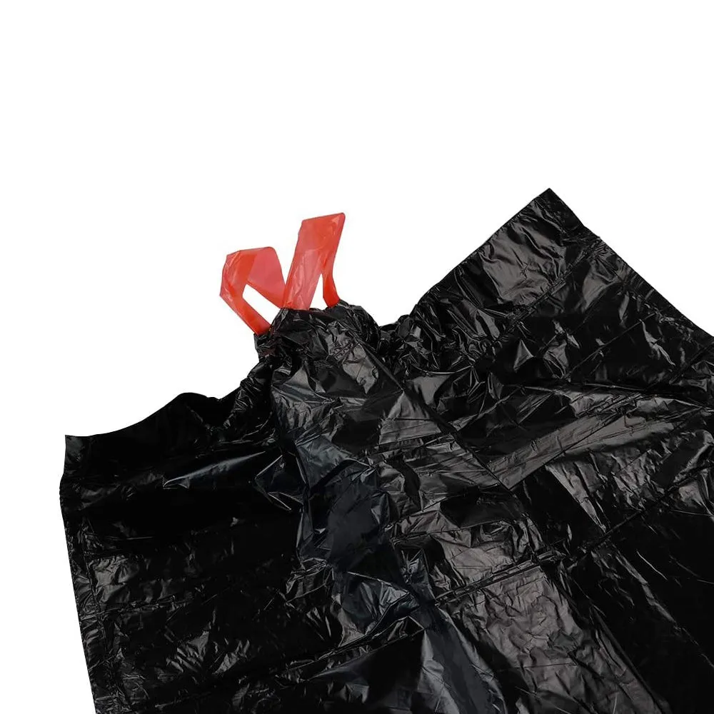 120 Pcs 45 x 50 cm Drawstring Trash Bags-Black