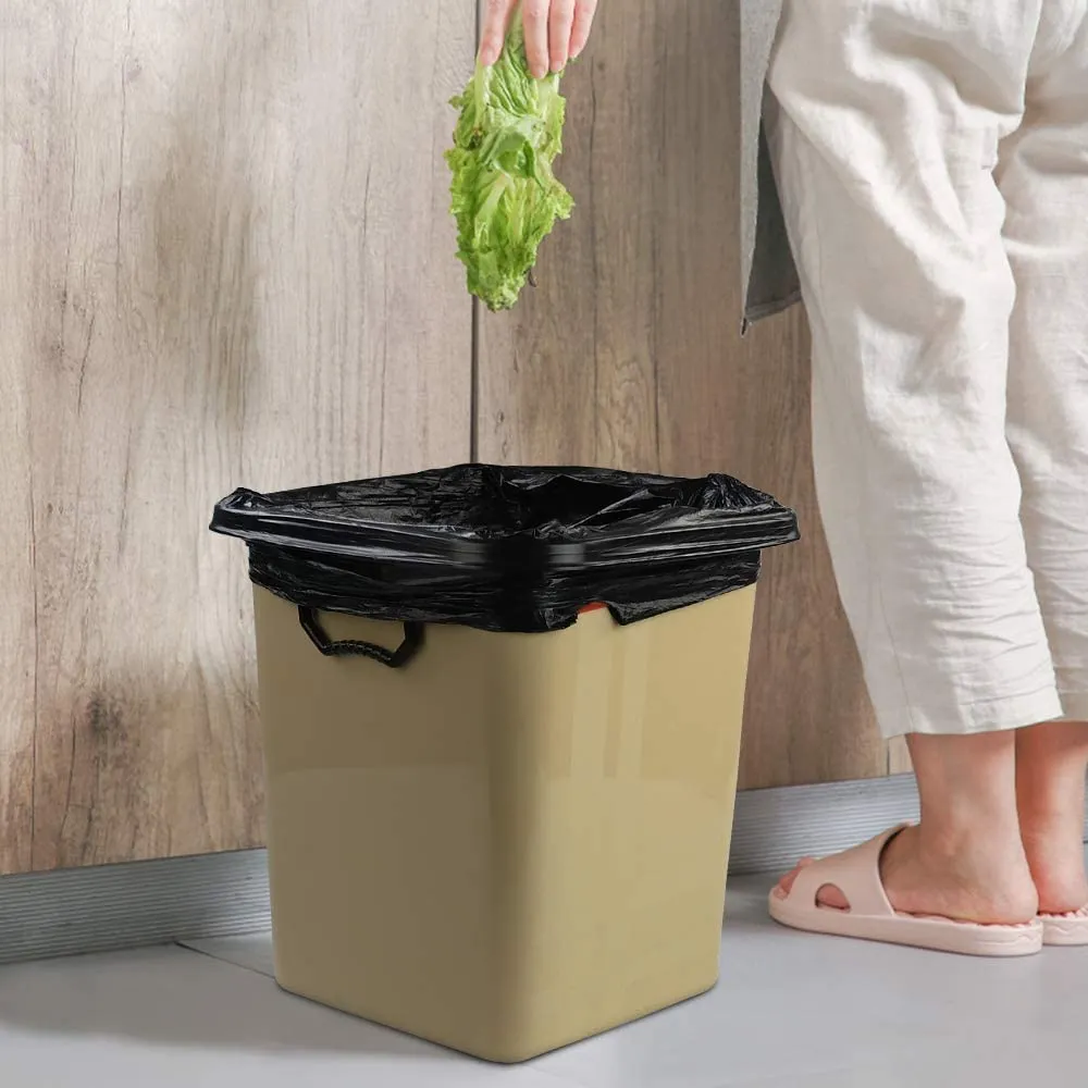 120 Pcs 45 x 50 cm Drawstring Trash Bags-Black