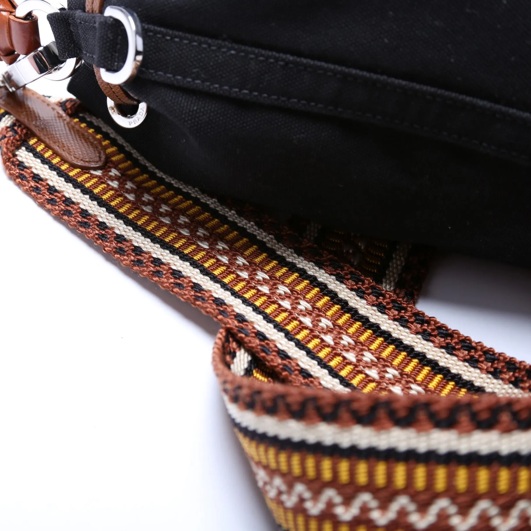 1BE032 Logo Canvas Drawstring
