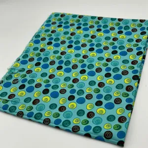 Connecting Threads Quilting Cotton, Turquoise, Blue, Grown & Yellow (WQC1539)