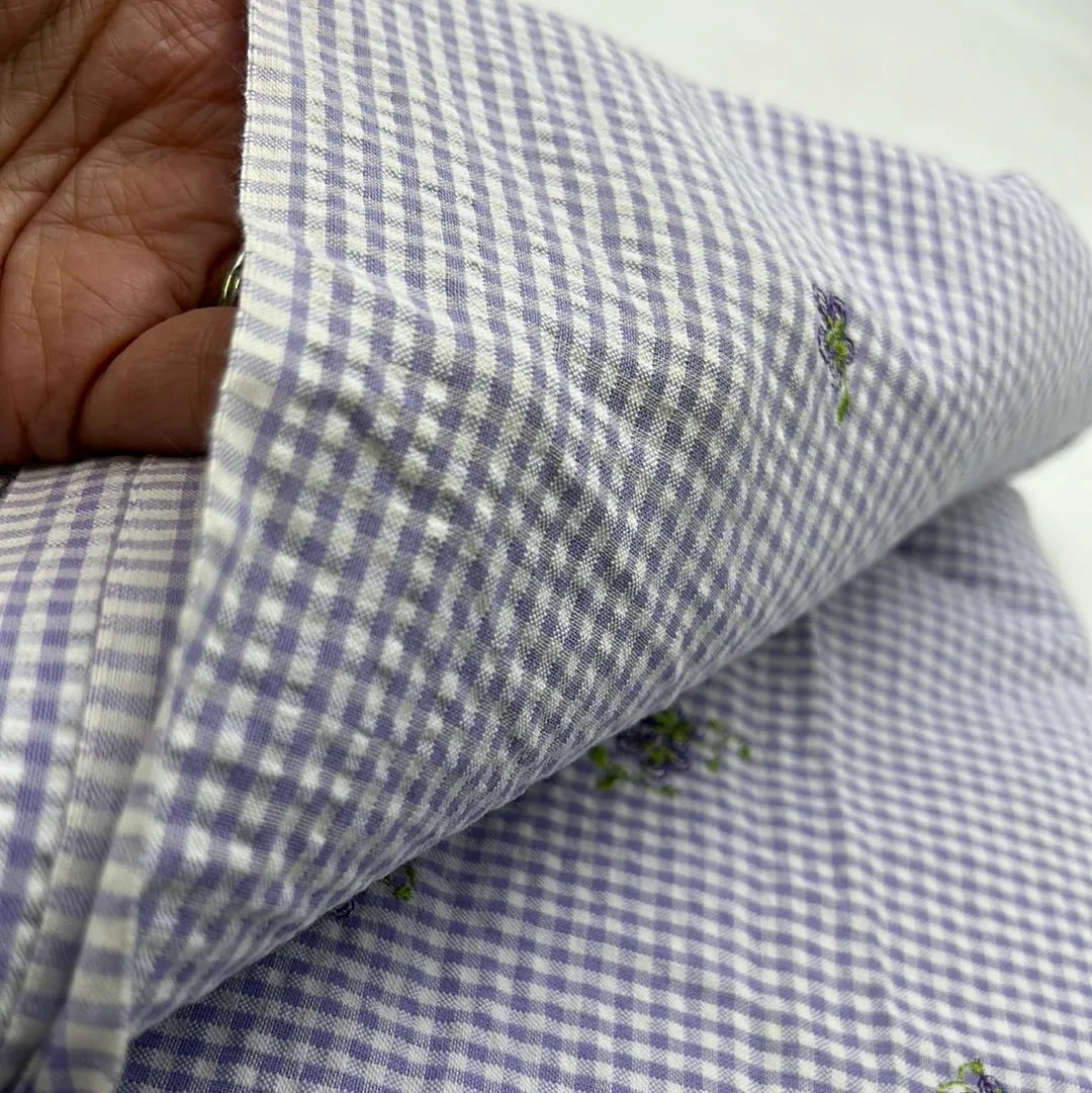 Cotton Blouse Weight, Lilac Check (WDW1949)