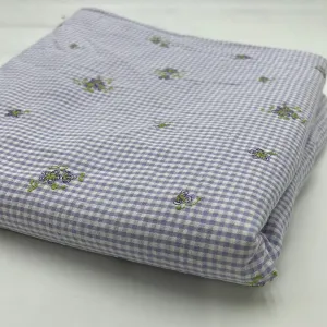 Cotton Blouse Weight, Lilac Check (WDW1949)