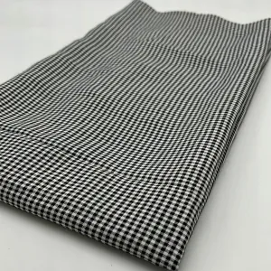 Cotton Dress Weight, Black & White Mini Check (WDW1832)