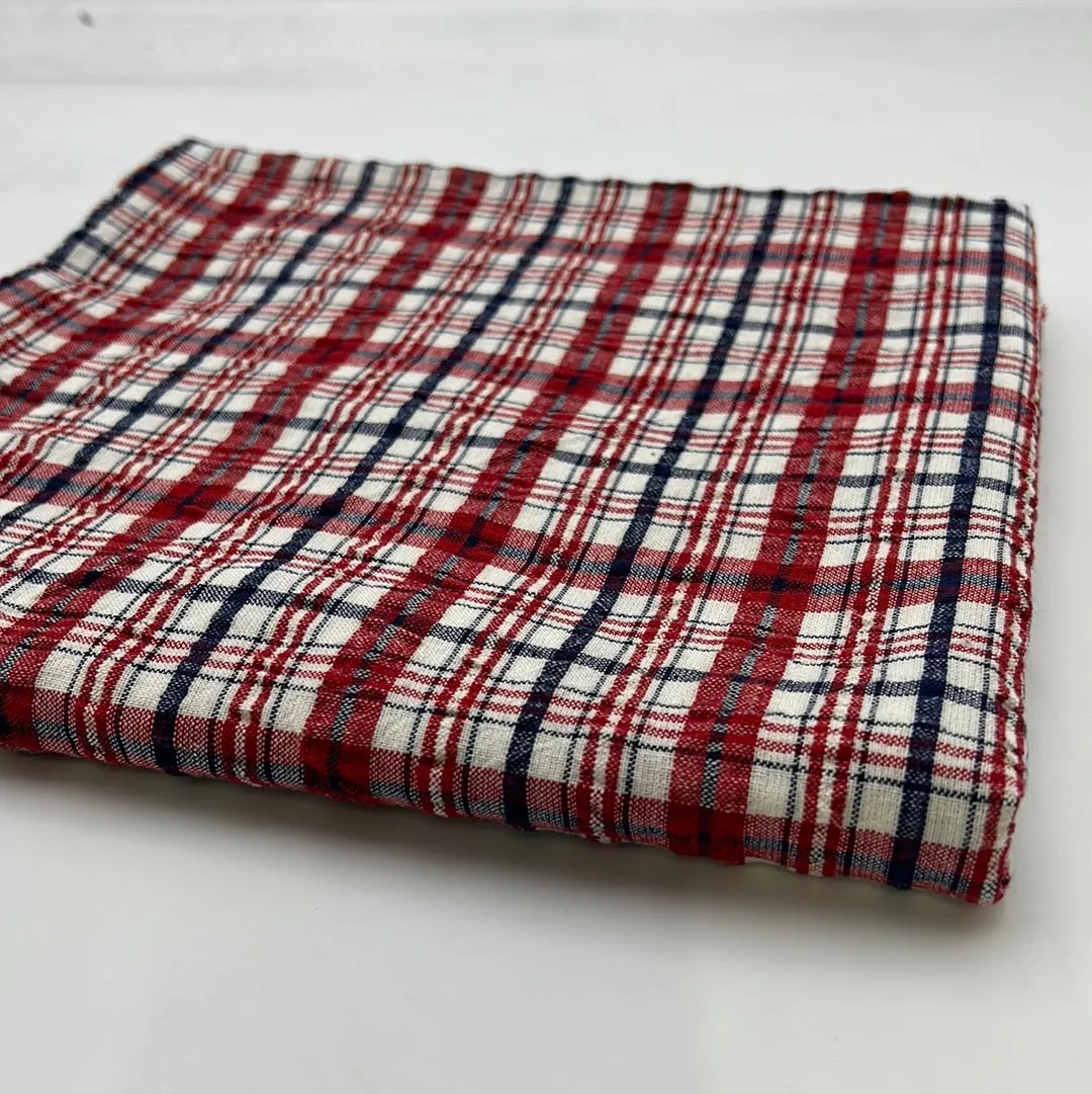 Cotton Dress Weight, Red & Blue Plaid (WDW1951:1952)