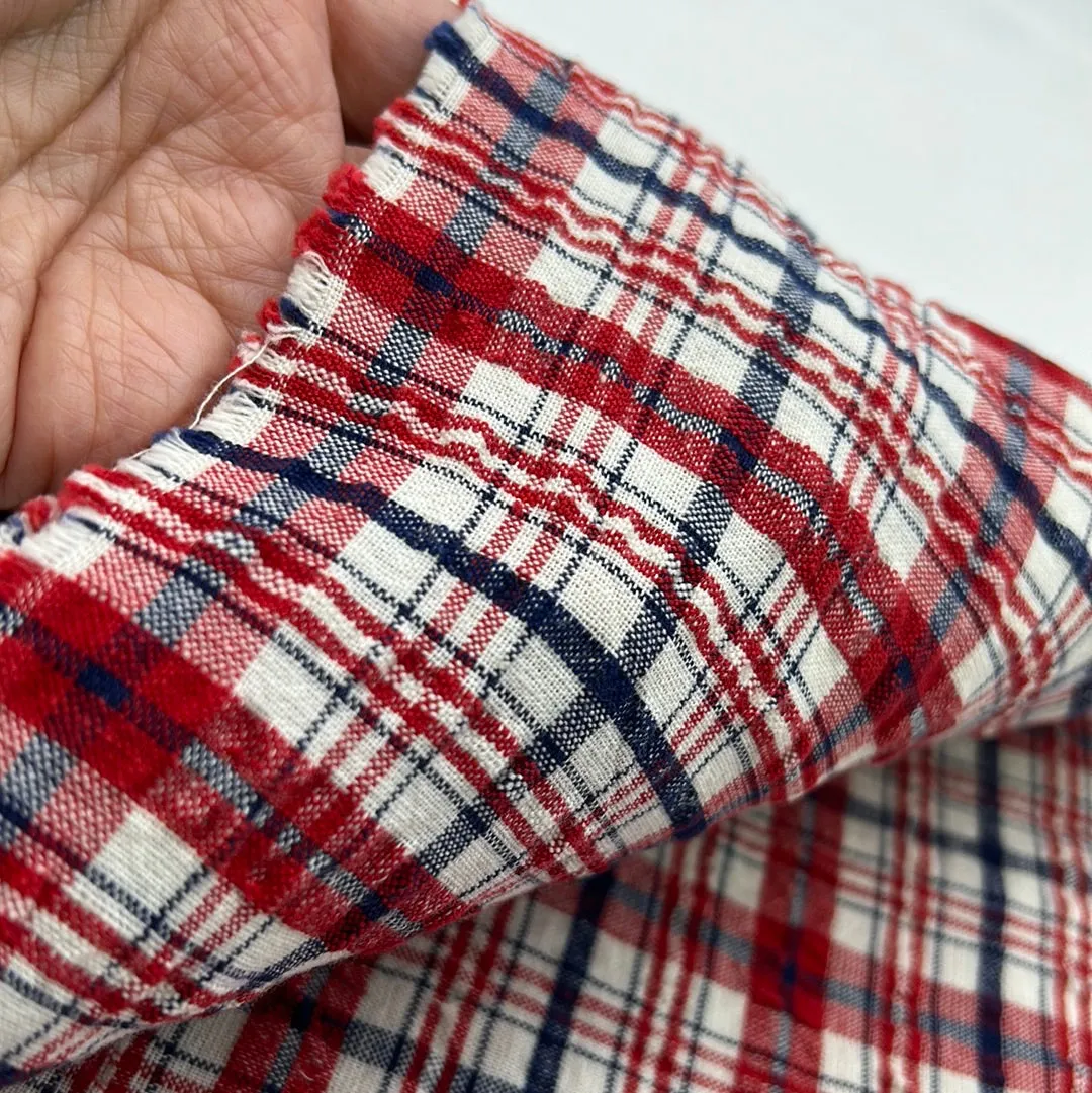 Cotton Dress Weight, Red & Blue Plaid (WDW1951:1952)