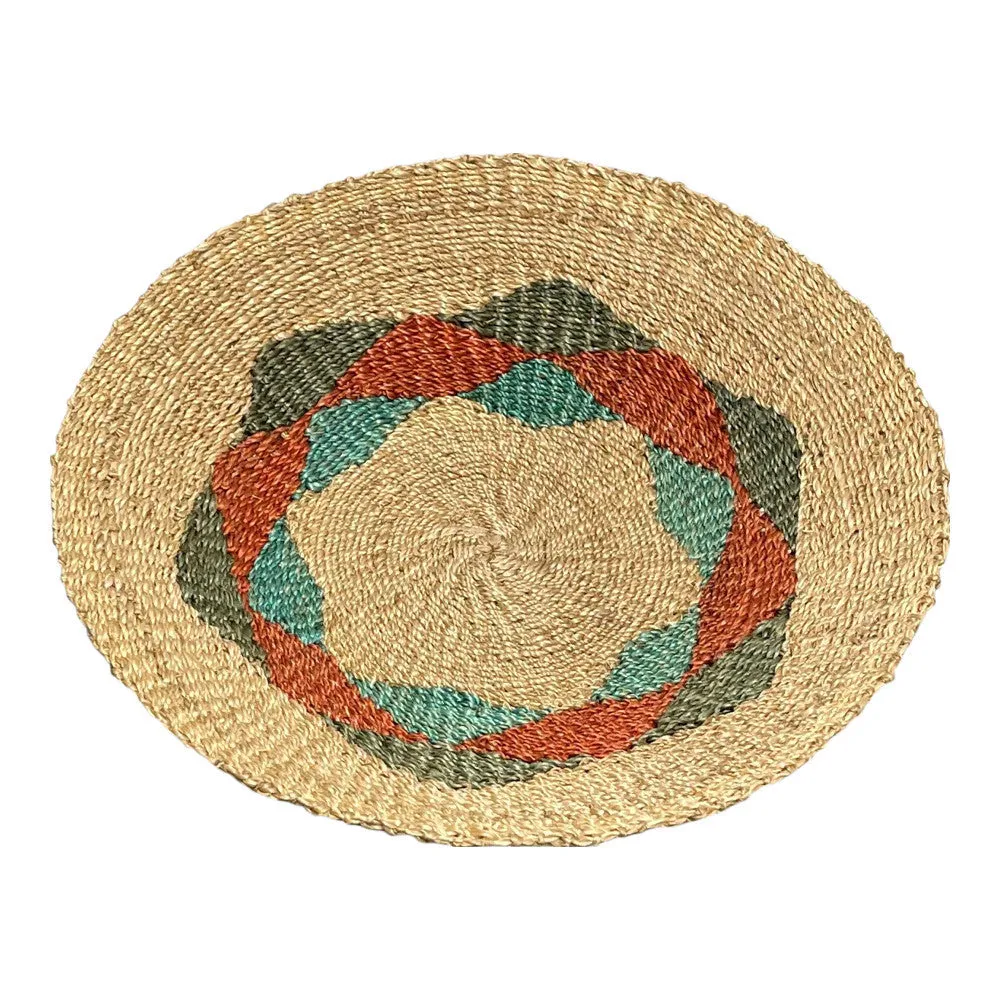 Filipino Woven Round Abaca Plate