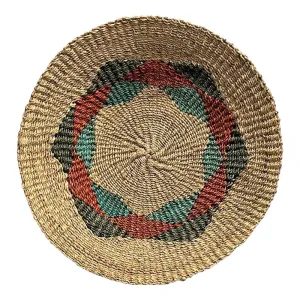 Filipino Woven Round Abaca Plate
