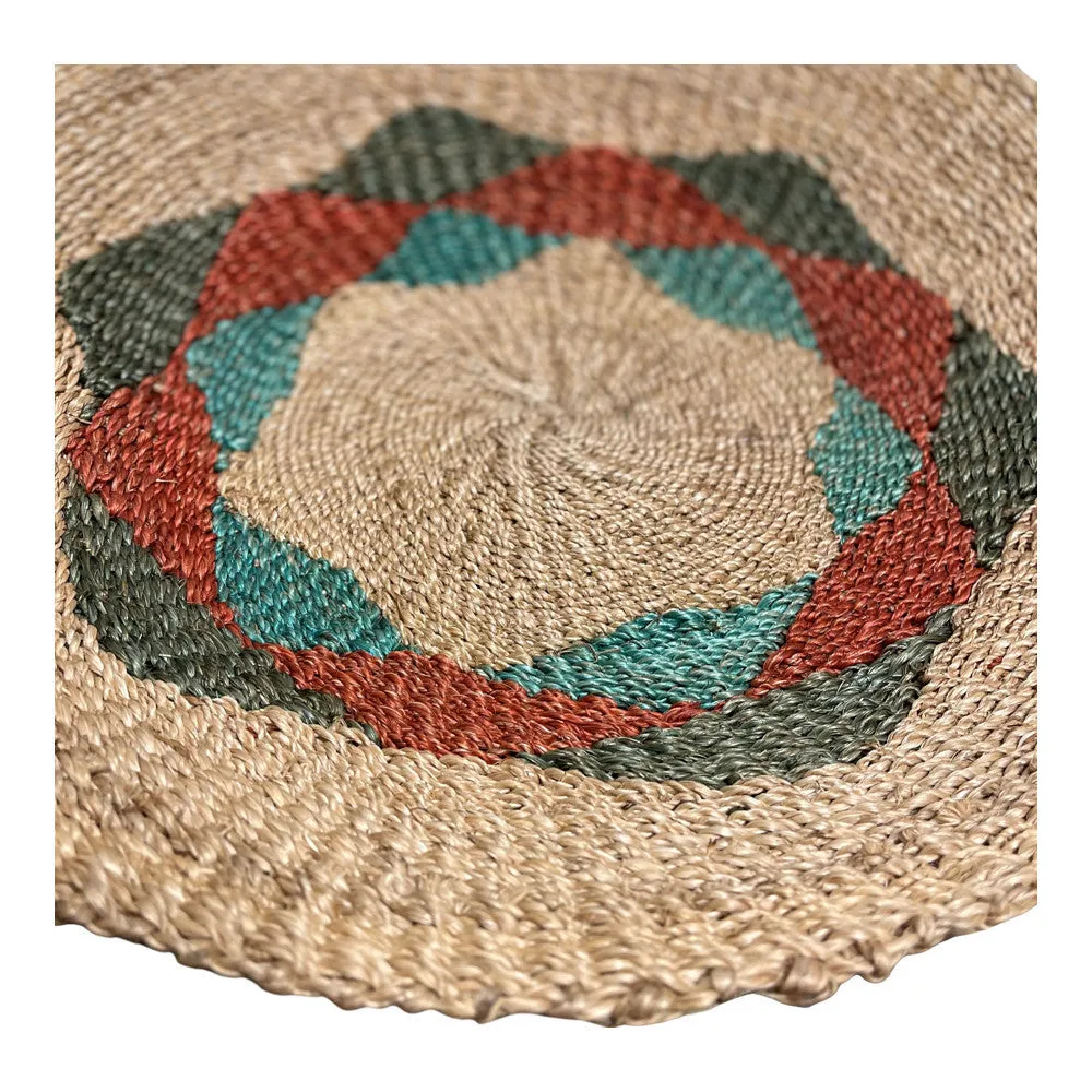 Filipino Woven Round Abaca Plate