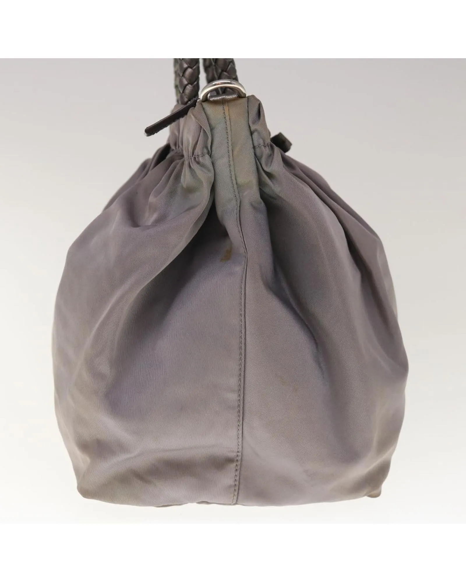 Gray Nylon 2-way Hand Bag by Prada