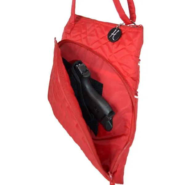 Hiding Hilda 3 Zip Crossbody Conceal Carry Purse