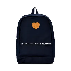 Human canvas backpack, dark blue