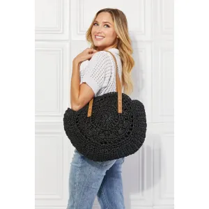 Justin Taylor C'est La Vie Crochet Handbag in Black