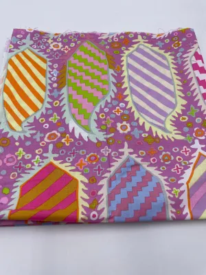 Kaffe Collective (KF) Cotton Quilting, Pink Lilac & Orange (WQC2169)