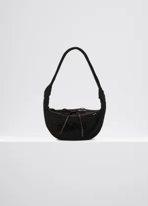 Lemaire Fortune Croissant Filt Bag (Black)