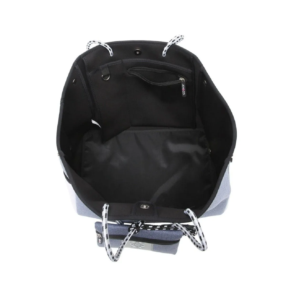 M2146STRP Neoprene Shoulder Tote w/ Pouch