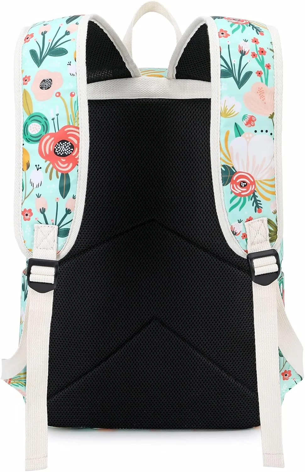 Octsky Kids Backpack for Girls Teens Elementary Middle School Bookbags Childs Back to School Bag with Lunch Box, Light green/Multi, One Size