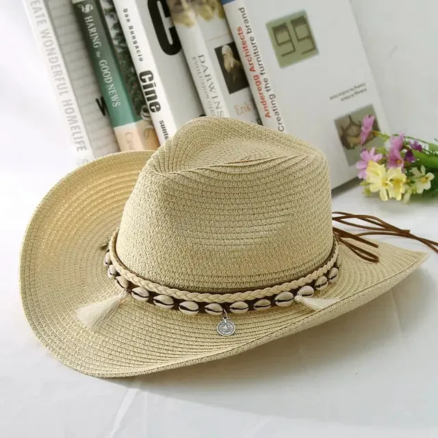 Shell Tassels Cowgirl Summer Hat