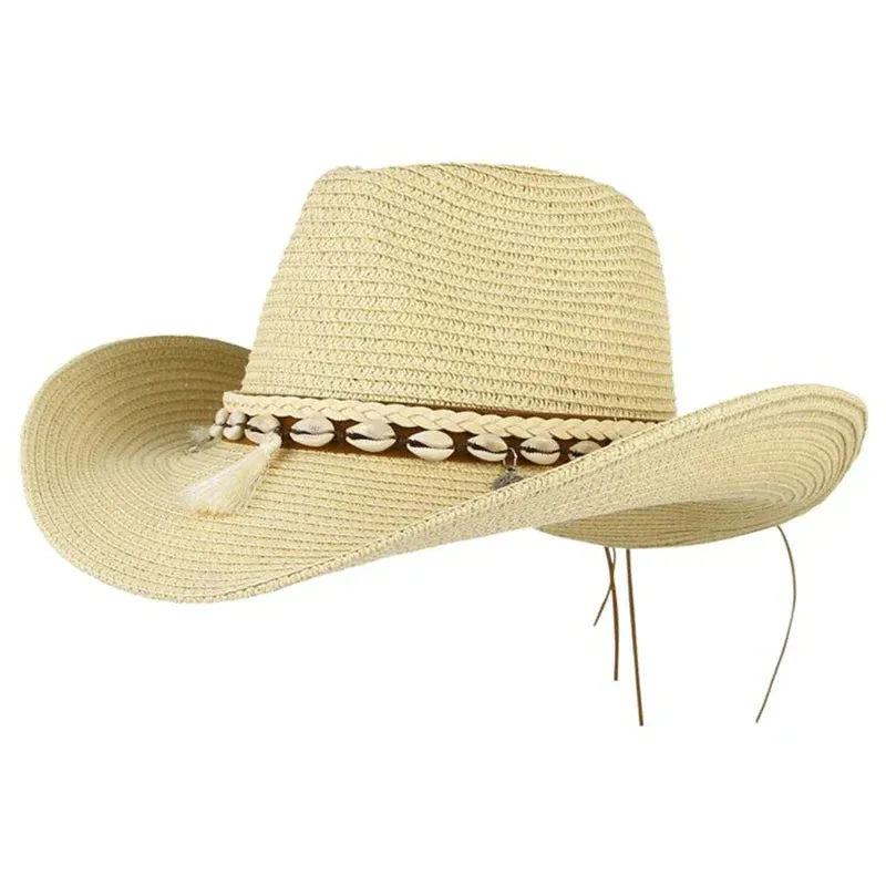 Shell Tassels Cowgirl Summer Hat