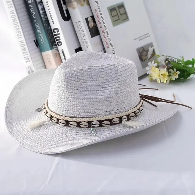 Shell Tassels Cowgirl Summer Hat