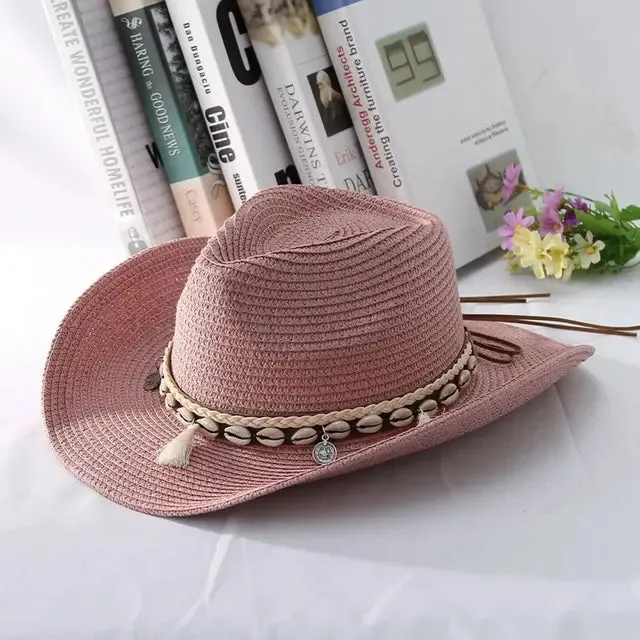 Shell Tassels Cowgirl Summer Hat