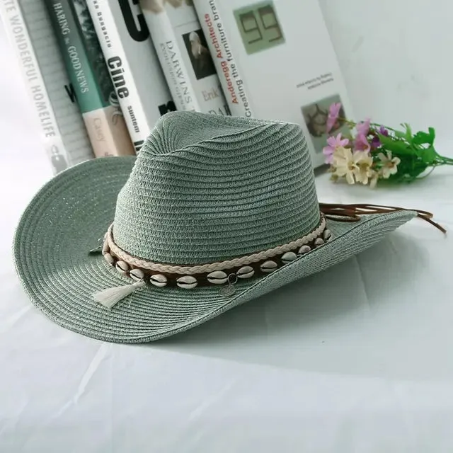 Shell Tassels Cowgirl Summer Hat