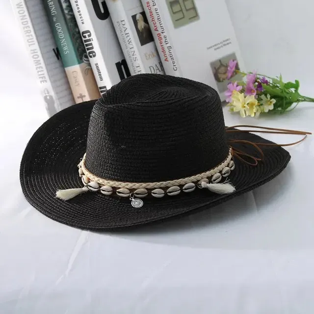 Shell Tassels Cowgirl Summer Hat