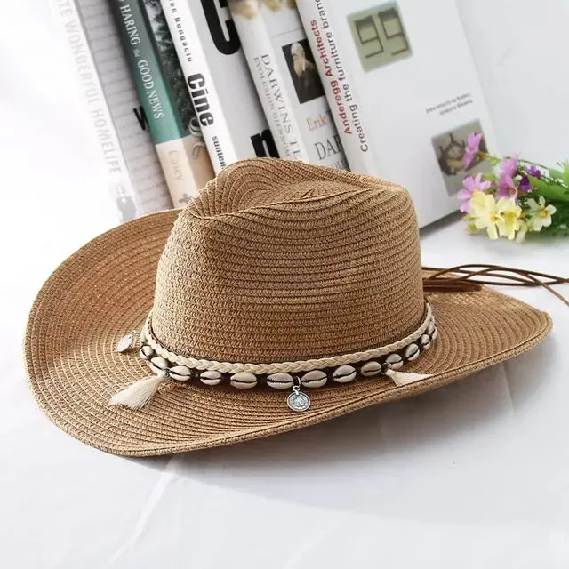 Shell Tassels Cowgirl Summer Hat