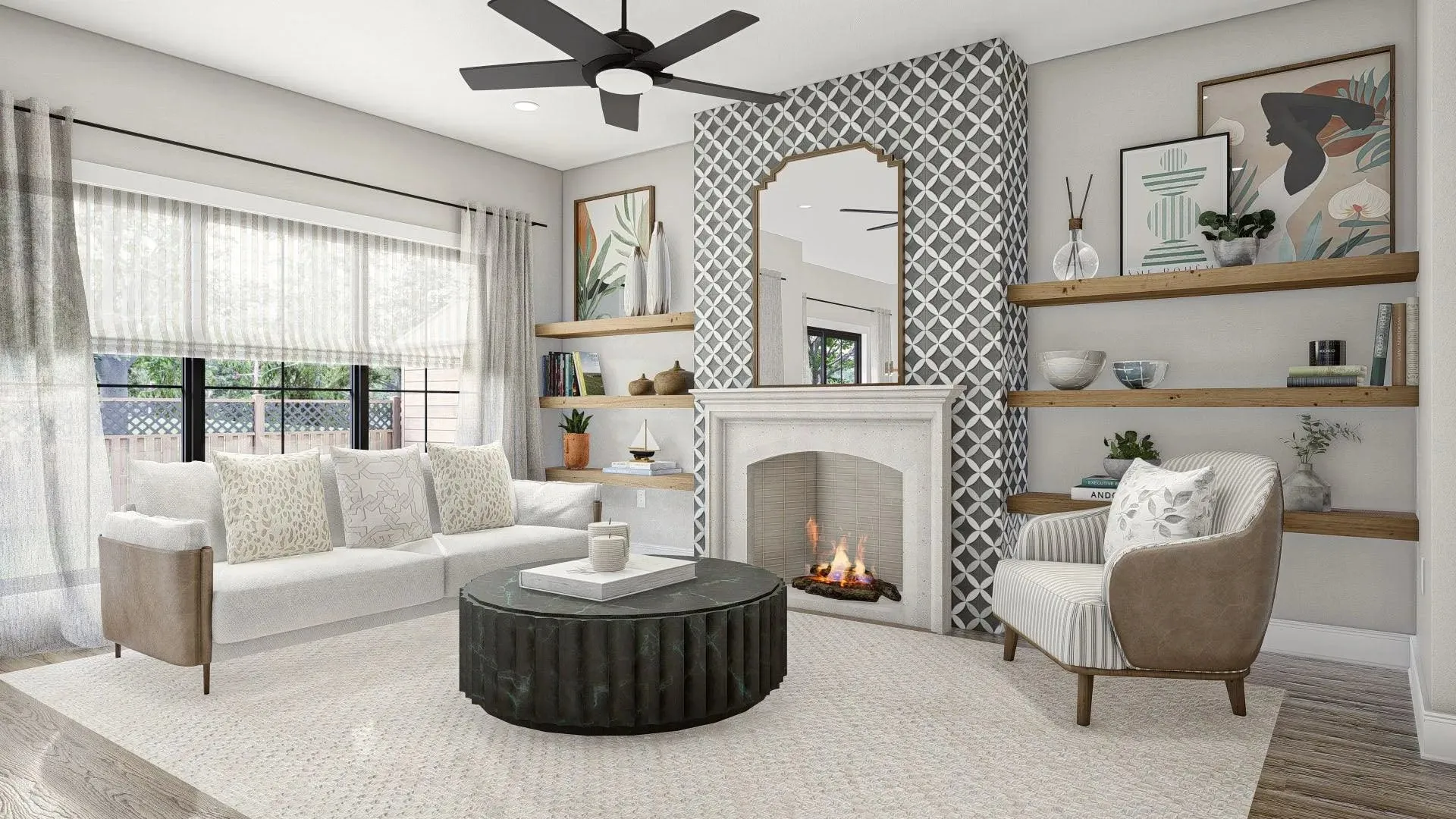 Spacious 6-Bedroom Home with Versatile Design