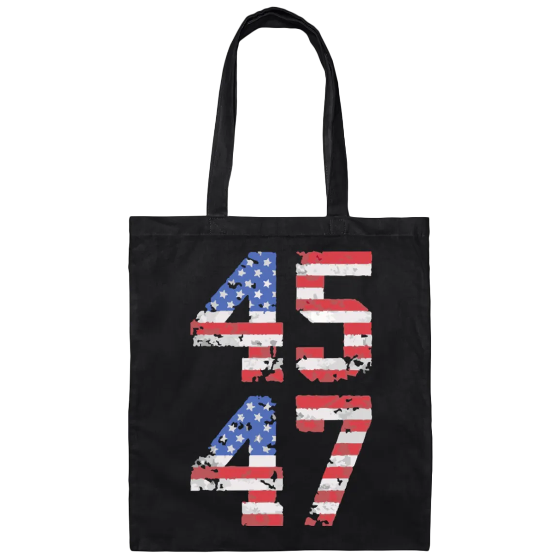 Trump 45-47 Canvas Tote Bag