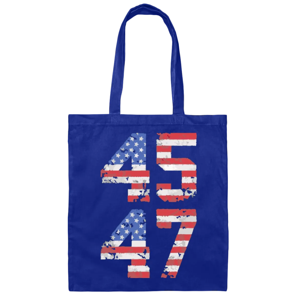 Trump 45-47 Canvas Tote Bag