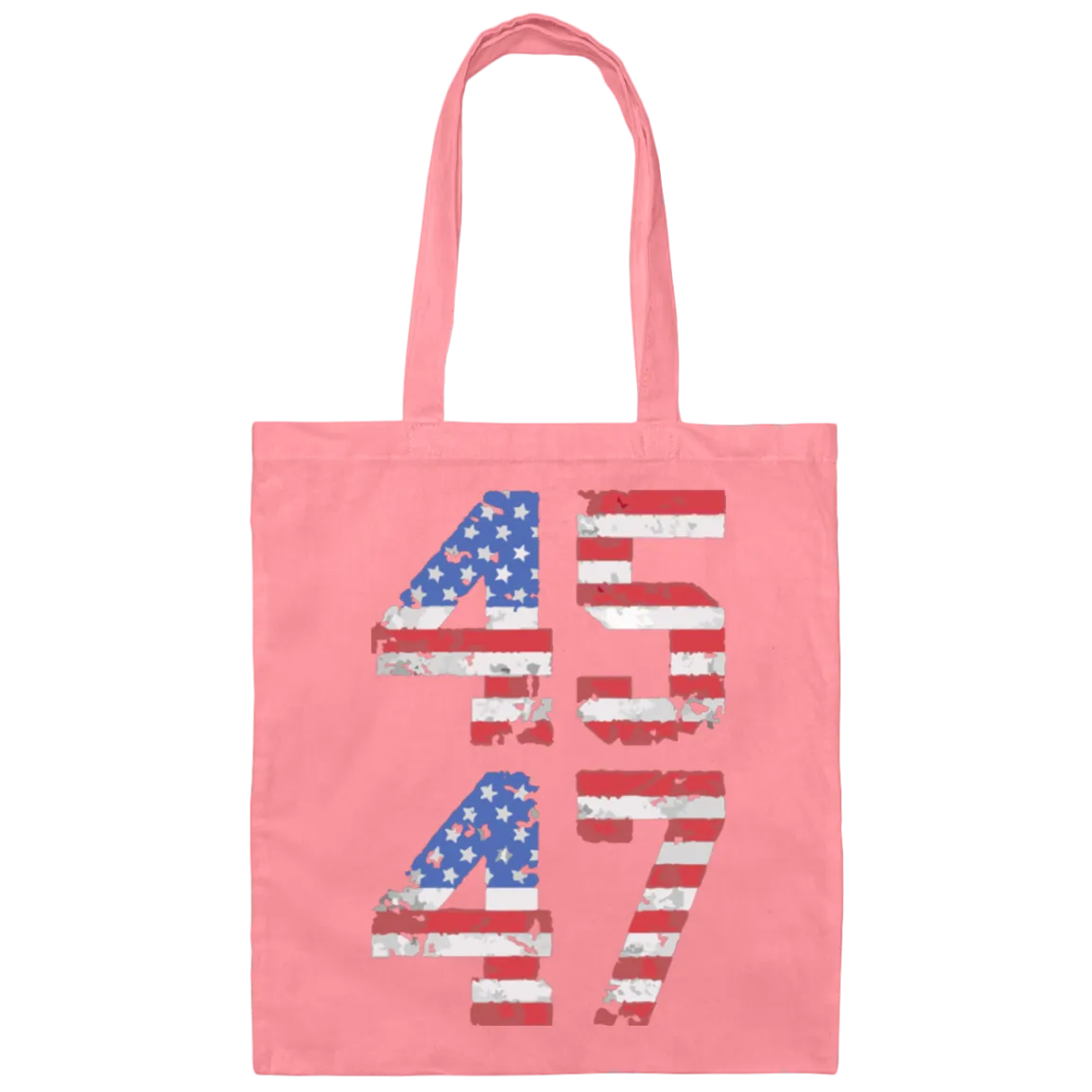 Trump 45-47 Canvas Tote Bag
